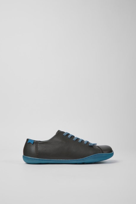 Peu Dark Gray And Blue Leather Shoes For Women Exclusive Camper AU