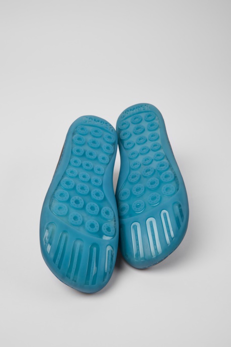 Peu Dark Gray And Blue Leather Shoes For Women Exclusive Camper AU