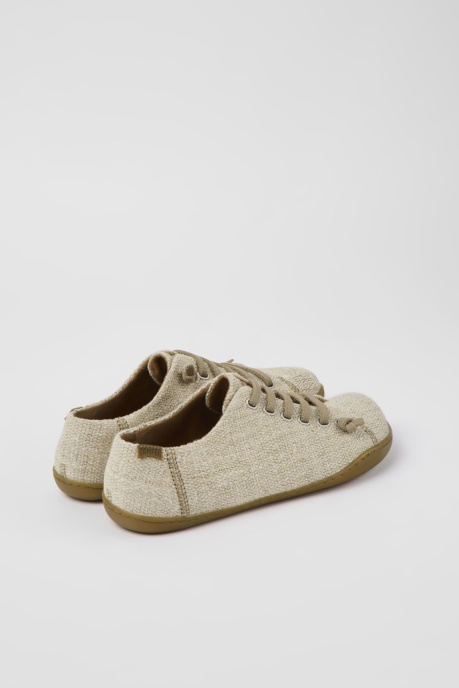 Design Peu Beige Textile Shoes For Women Camper AU