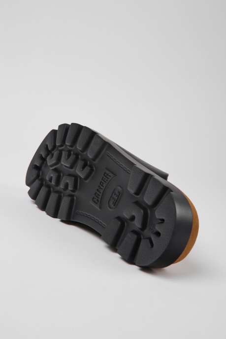 Design Brutus Sandal Black Leather Clogs For Women Camper AU