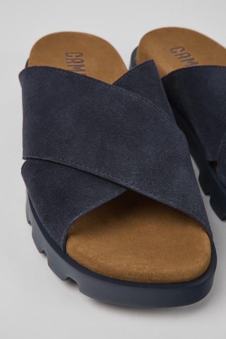 Brutus Sandal Navy Blue Nubuck Sandals For Women Camper AU New Arrivals