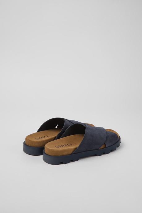 Brutus Sandal Navy Blue Nubuck Sandals For Women Camper AU New Arrivals