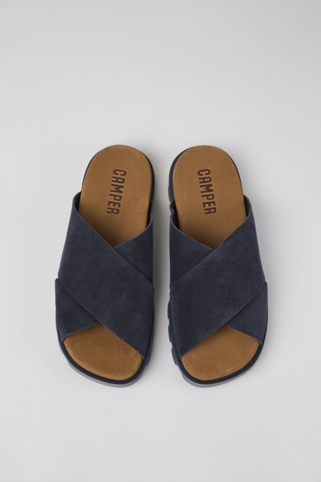 Brutus Sandal Navy Blue Nubuck Sandals For Women Camper AU New Arrivals