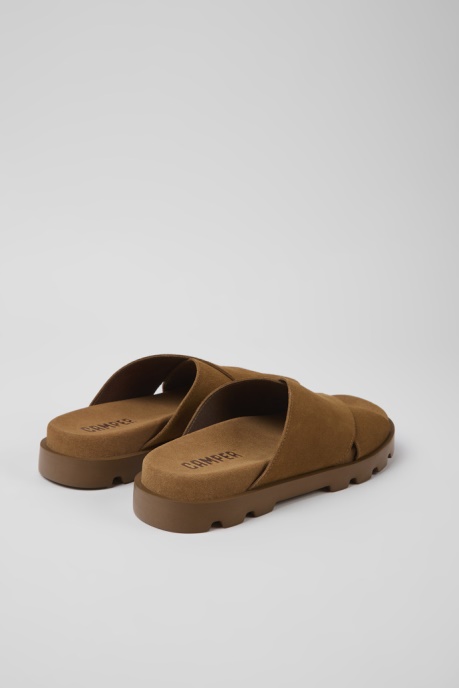 Brutus Sandal Brown Nubuck Sandals For Women Camper AU New Arrivals