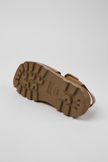 Brutus Sandal Brown Leather Sandals For Women Exclusive Camper AU