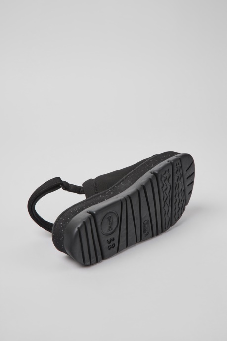 Camper AU Oruga Up Black Textile Sandals For Women New Arrivals