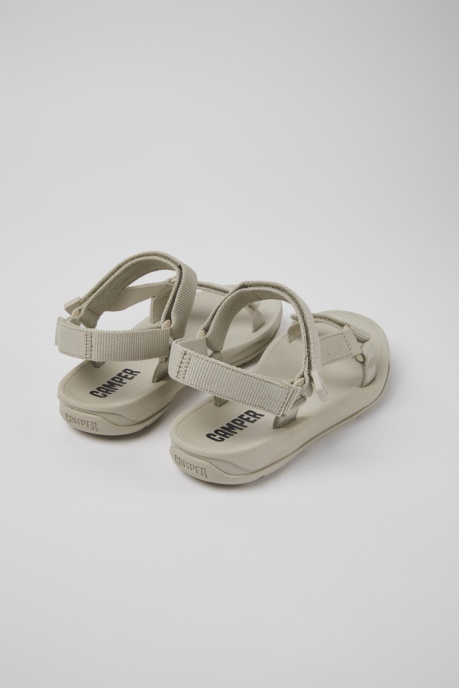 Match Gray Textile Sandals For Women Exclusive Camper AU