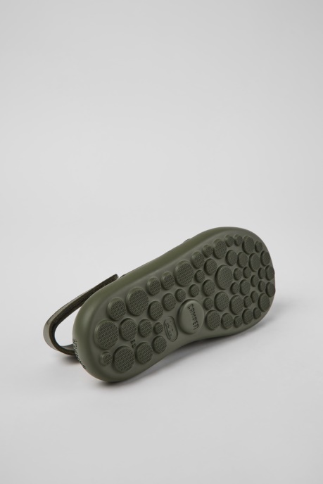 Camper AU Pelotas Flota Green Leather Sandals For Women New Arrivals