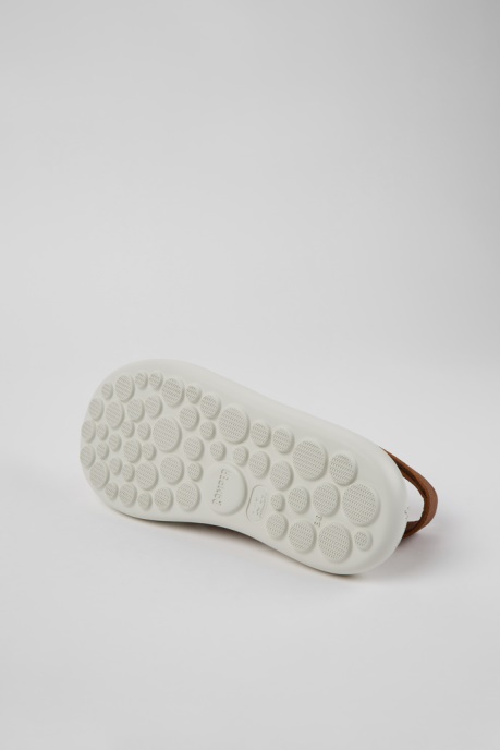 Exclusive Camper AU Pelotas Flota Brown And White Leather Sandals For Women