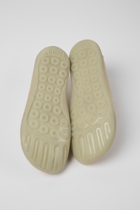 Camper AU Design Peu Beige Leather Shoes For Women