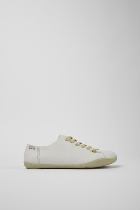 Peu White Leather Shoes For Women Exclusive Camper AU
