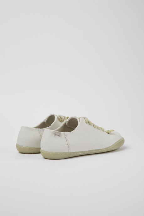 Peu White Leather Shoes For Women Exclusive Camper AU