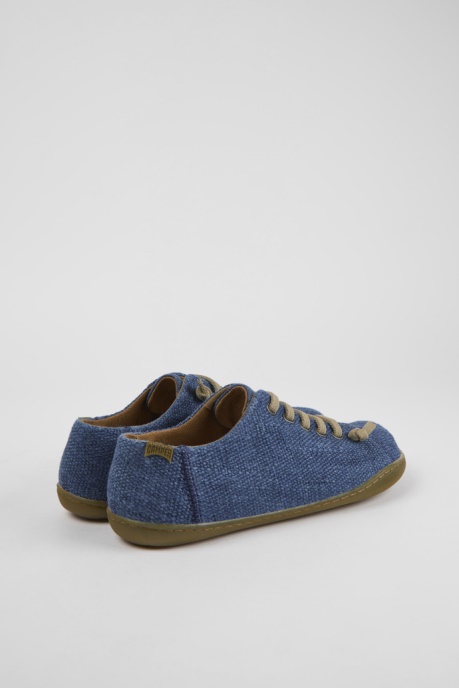 Design Peu Blue Textile Shoes For Women Camper AU