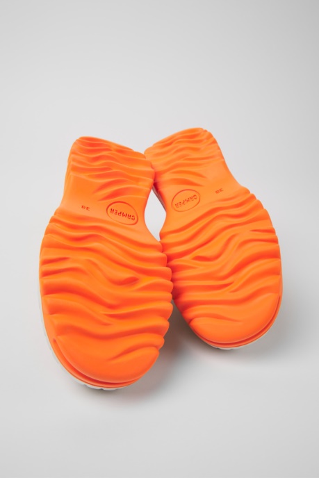 Camper AU Design Teix Beige And White Recycled Textile Shoes For Women