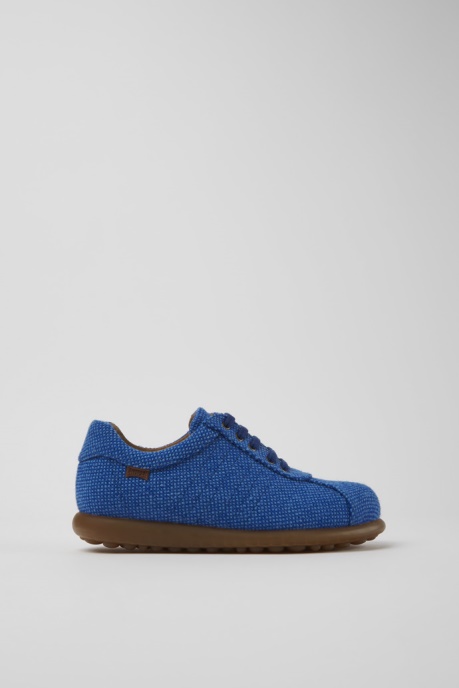 Camper AU Design Pelotas Blue Wool And Viscose Sneakers