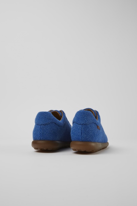 Camper AU Design Pelotas Blue Wool And Viscose Sneakers
