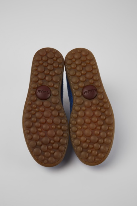 Camper AU Design Pelotas Blue Wool And Viscose Sneakers