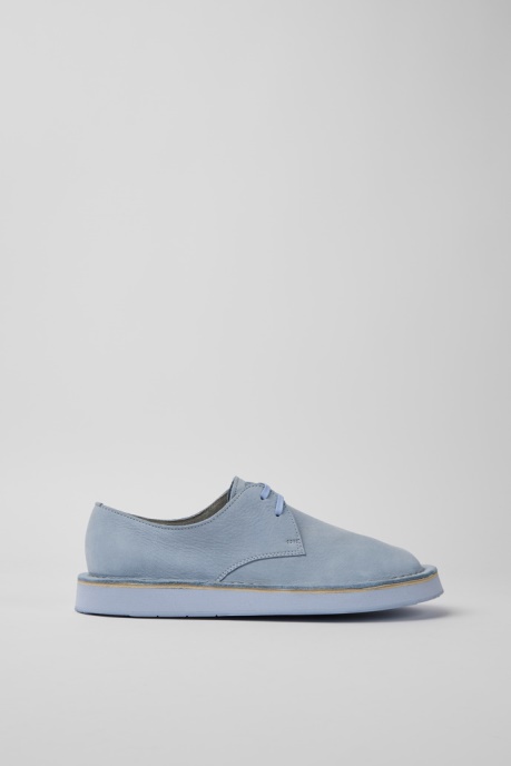 Exclusive Camper AU Brothers Polze Blue Leather Shoes For Women