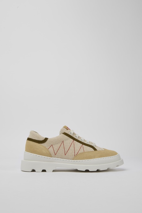 Exclusive Camper AU Brutus Beige And Green Sneakers For Women