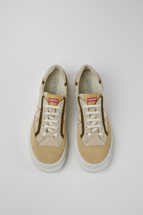 Exclusive Camper AU Brutus Beige And Green Sneakers For Women