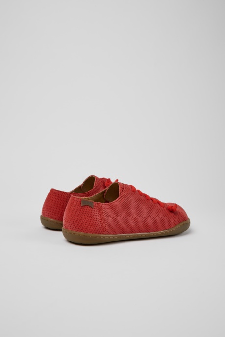 Peu Red Leather Shoes For Women Exclusive Camper AU