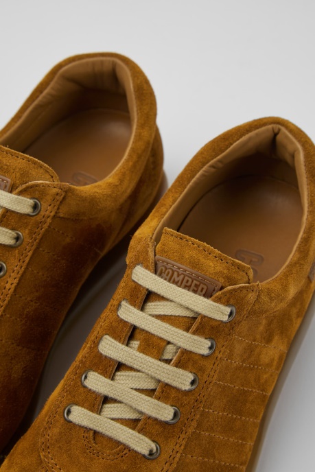 Pelotas Brown Nubuck Sneakers For Women Exclusive Camper AU