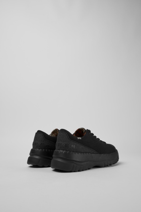 Exclusive Camper AU Teix Black Rubber And Bci Cotton Shoes