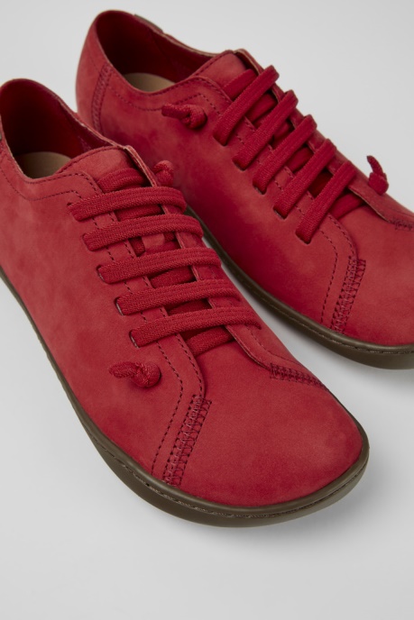 Camper AU Peu Red Casual Shoes For Women New Arrivals