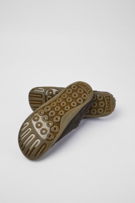 Camper AU Peu Dark Grey Nubuck Shoes For Women New Arrivals