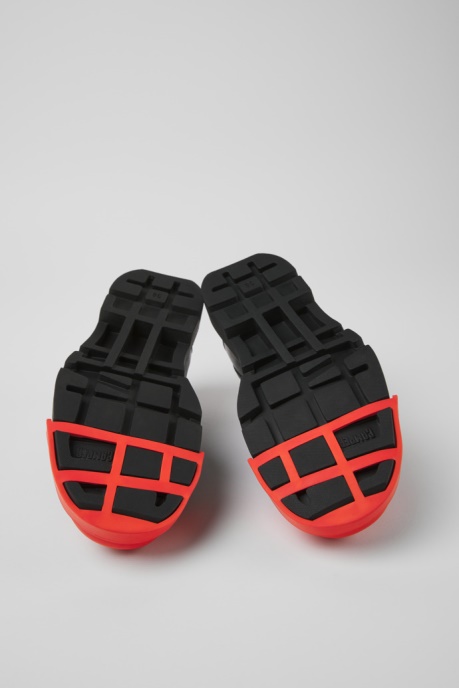 Camper AU Junction Black Leather Shoes For Women New Arrivals