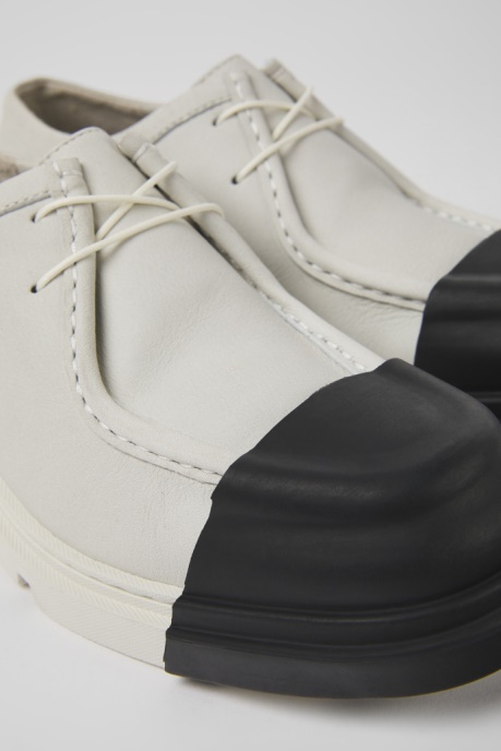 Camper AU Junction White Non-Dyed Leather Shoes For Women New Arrivals