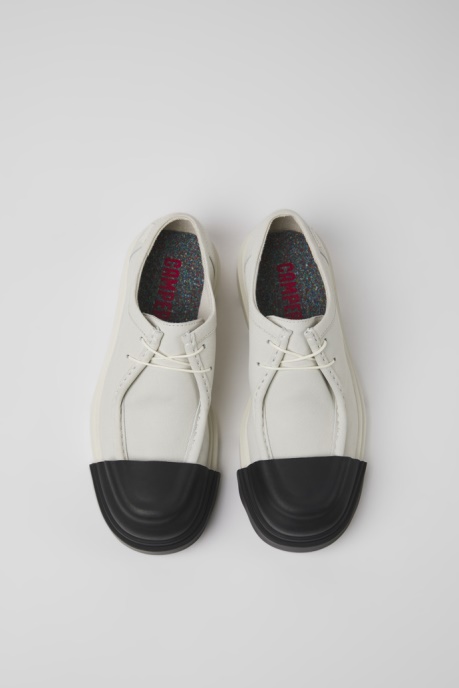Camper AU Junction White Non-Dyed Leather Shoes For Women New Arrivals