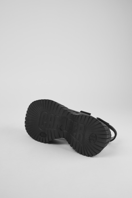 Bcn Black Leather Sandals For Women Exclusive Camper AU