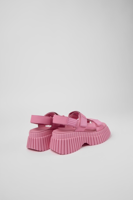 Exclusive Camper AU Bcn Pink Leather Sandals For Women