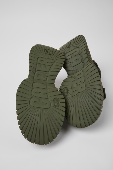 Bcn Green Leather Sandals For Women Camper AU New Arrivals