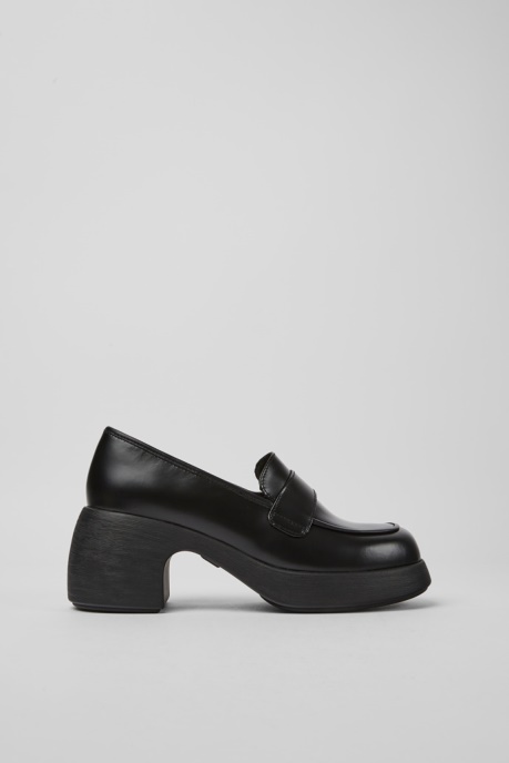 Camper AU Design Thelma Black Leather Shoes