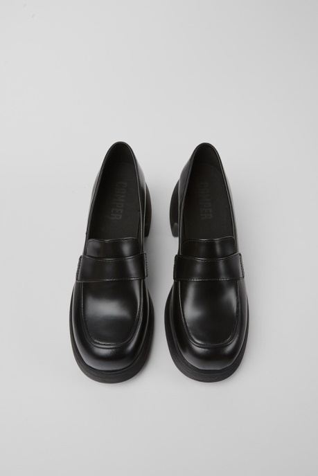 Camper AU Design Thelma Black Leather Shoes