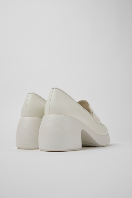 Thelma White Leather Shoes For Women Exclusive Camper AU