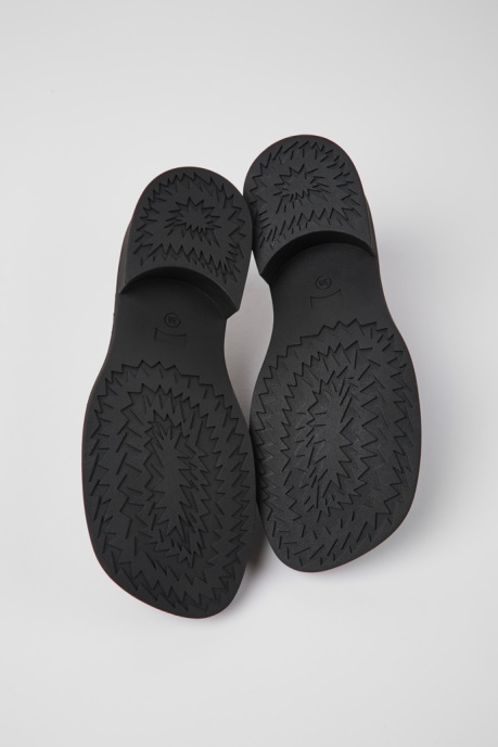 Camper AU Design Taylor Black Leather Loafers For Women