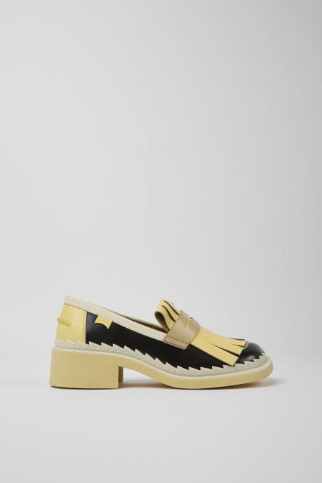 Design Twins Multicolored Leather Loafers For Women Camper AU