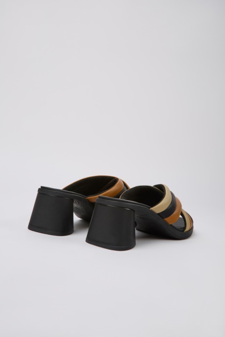 Exclusive Camper AU Twins Multicolored Leather Sandals For Women