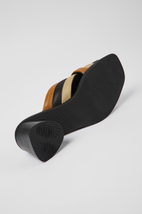 Exclusive Camper AU Twins Multicolored Leather Sandals For Women