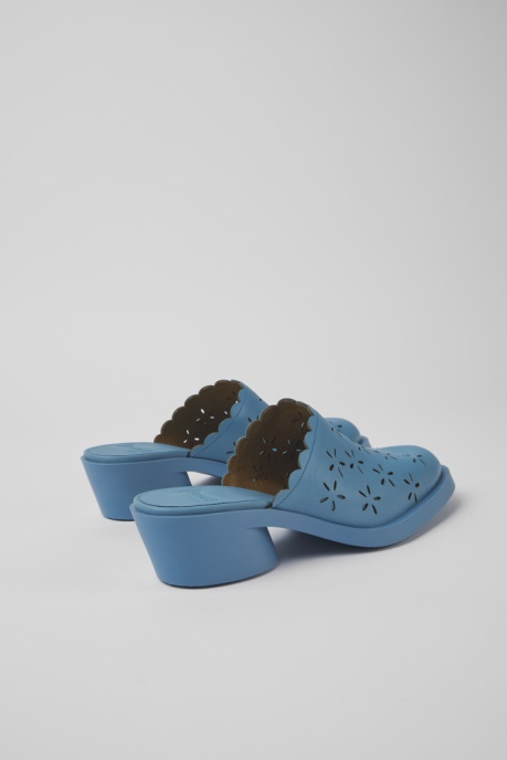 Exclusive Camper AU Bonnie Blue Leather Mules For Women