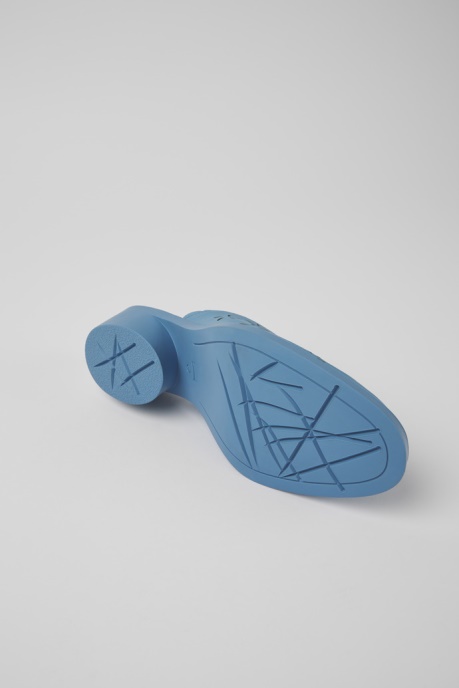 Exclusive Camper AU Bonnie Blue Leather Mules For Women