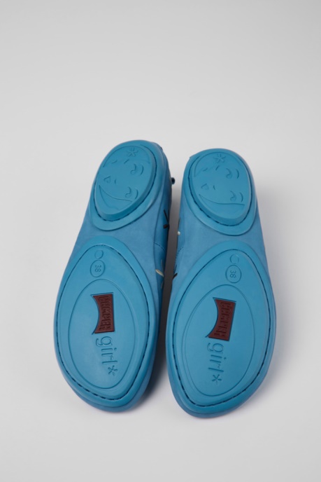 Design Twins Blue Nubuck Ballerinas For Women Camper AU