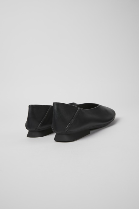 Design Casi Myra Black Leather Ballerinas For Women Camper AU