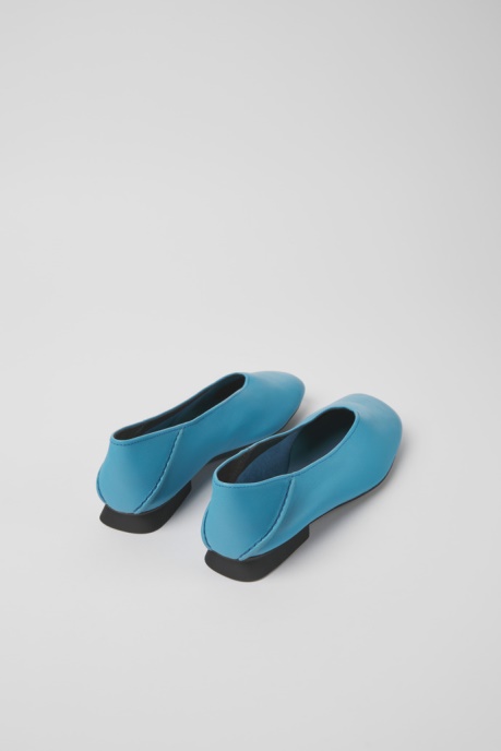 Casi Myra Blue Leather Ballerinas For Women Exclusive Camper AU