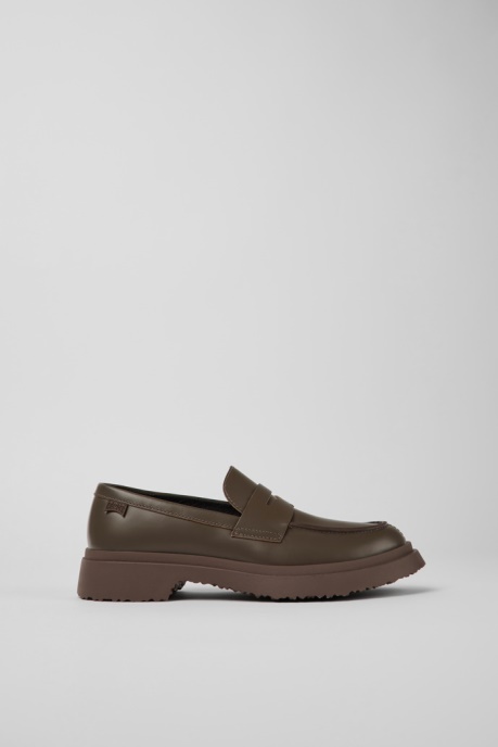 Exclusive Camper AU Walden Brown Leather Loafers For Women