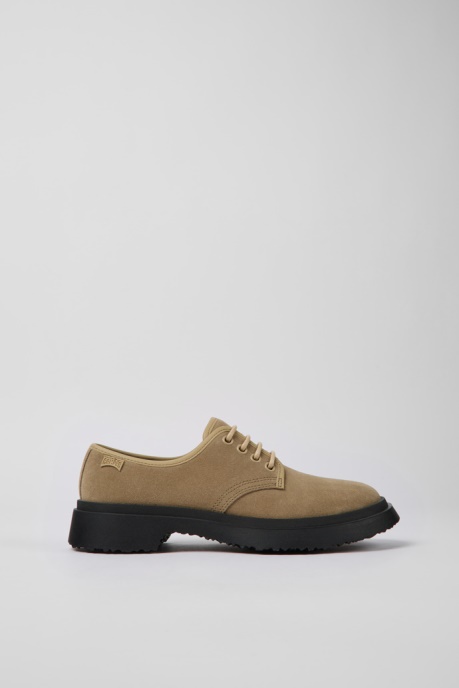 Design Walden Beige Nubuck Shoes For Women Camper AU