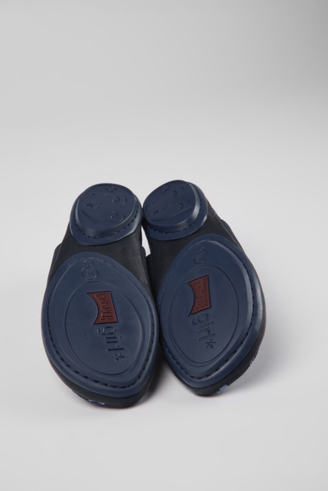 Design Right Multicolored Nubuck And Leather Ballerinas For Women Camper AU